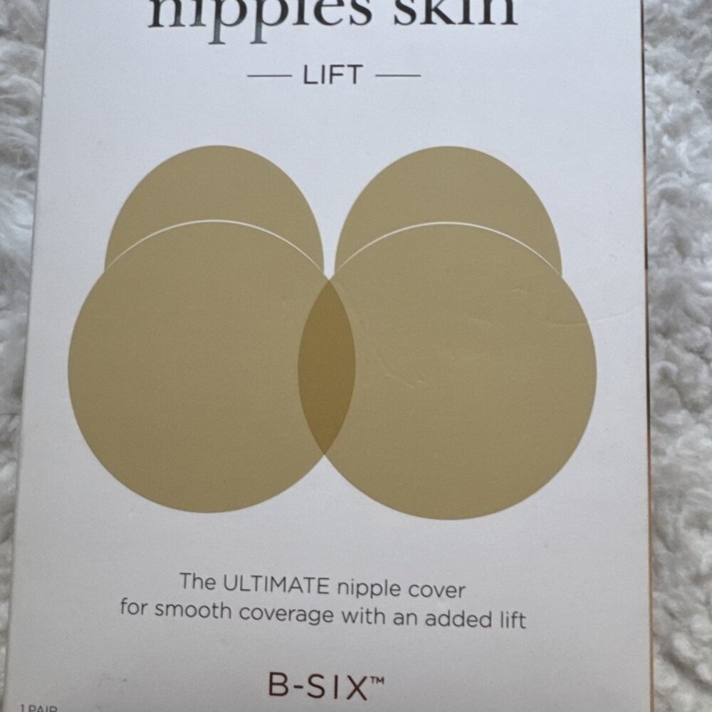 Nipple Covers Women Lift Adhesive Nippies Skin 2pc Sz 2 D+ Cups L XL Creme NEW